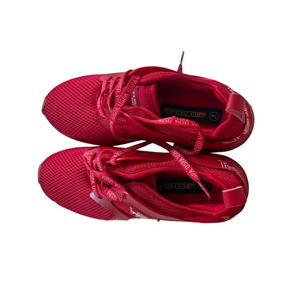 U.S. Polo Association Womens red casual sneaker shoes size 9 - Picture 2 of 6